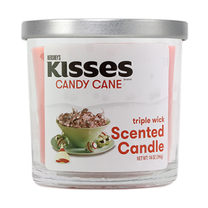 Triple Wick Scented Candle 14oz - Hershey's Kisses Candy Cone [TWC14]